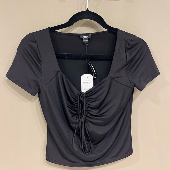 Express Body Contour Crop Top - Picture 1 of 4